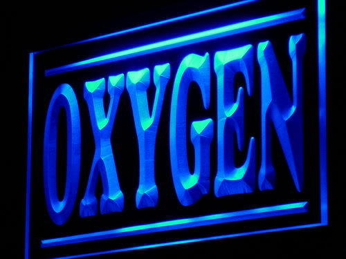 Oxygen Supplies Shop Display neon Light Sign